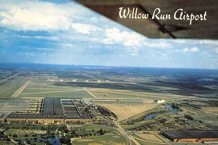 Willow Run Airport And General Motors Plant (newer photo)